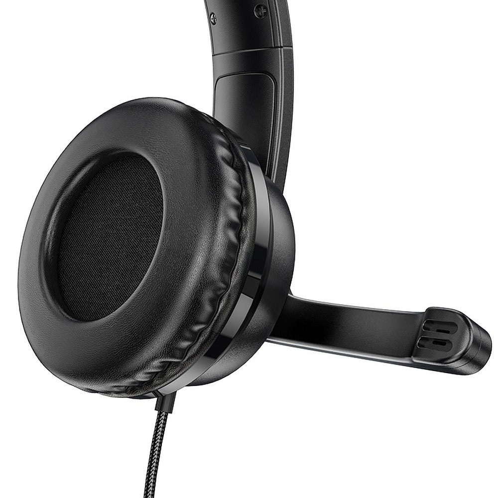 Gaming Headset 3,5 mm HOCO W103, Svart