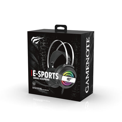 Gaming-hodetelefoner USB HAVIT H2230U, 1.8m, Hvite