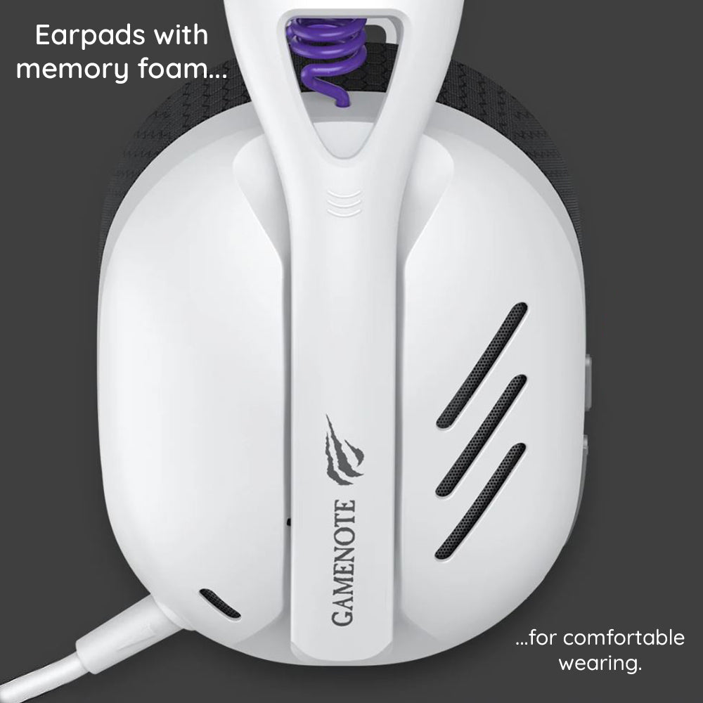 Trådløse Gaming Hodetelefoner HAVIT Fuxi-H3, Grå