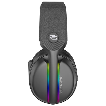 Proove Glimmer trådløse gaming-hodetelefoner, RGB, BT / Wi-Fi / kablet, svarte WHGL00022001