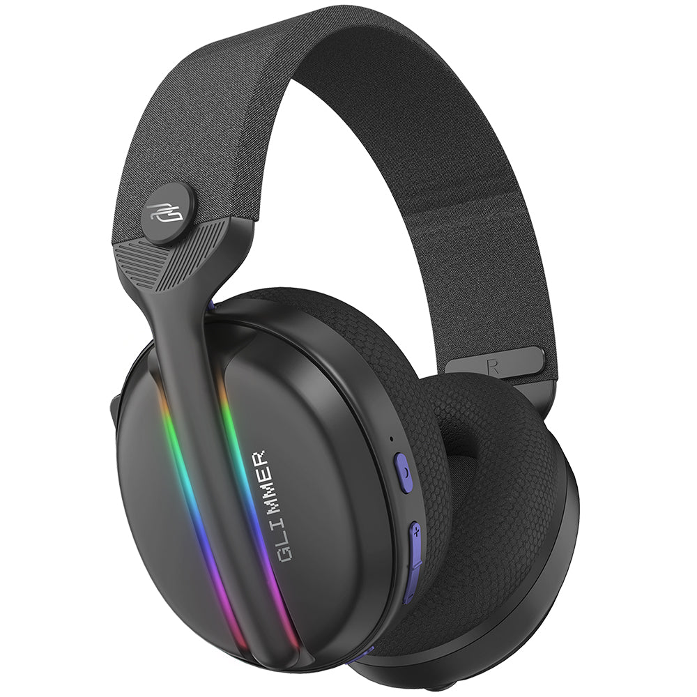 Gaminghodetelefoner Proove Glimmer, RGB, BT / Wi-Fi / Kablet, Svart Lilla WHGL00022016