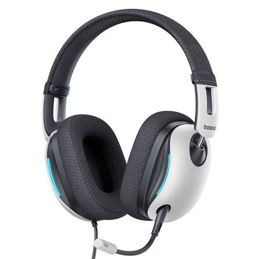 USB-A Baseus GoPlay 1+ Max hodetelefoner, hvite A00181003213-00