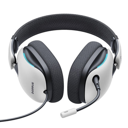 USB-A Baseus GoPlay 1+ Max hodetelefoner, hvite A00181003213-00