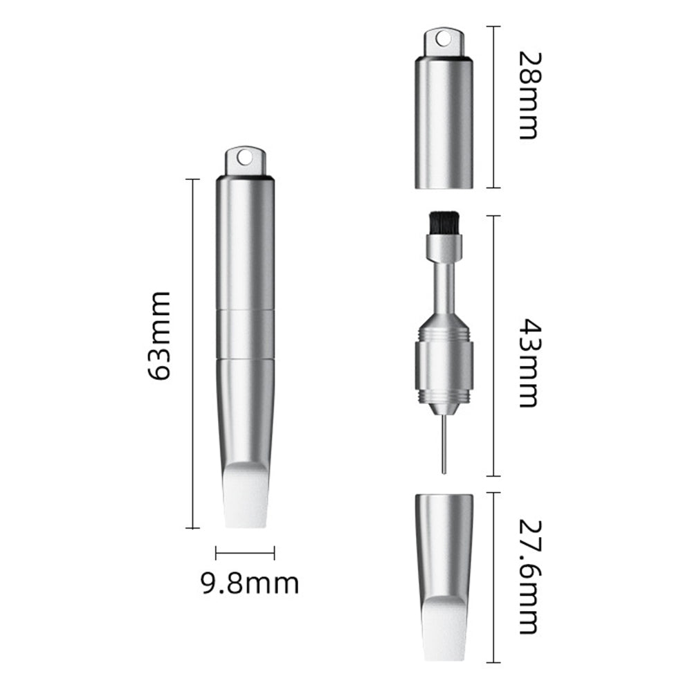 OEM SIM-nøkkel CS-02, 3i1, Nøkkelringstype, Grå