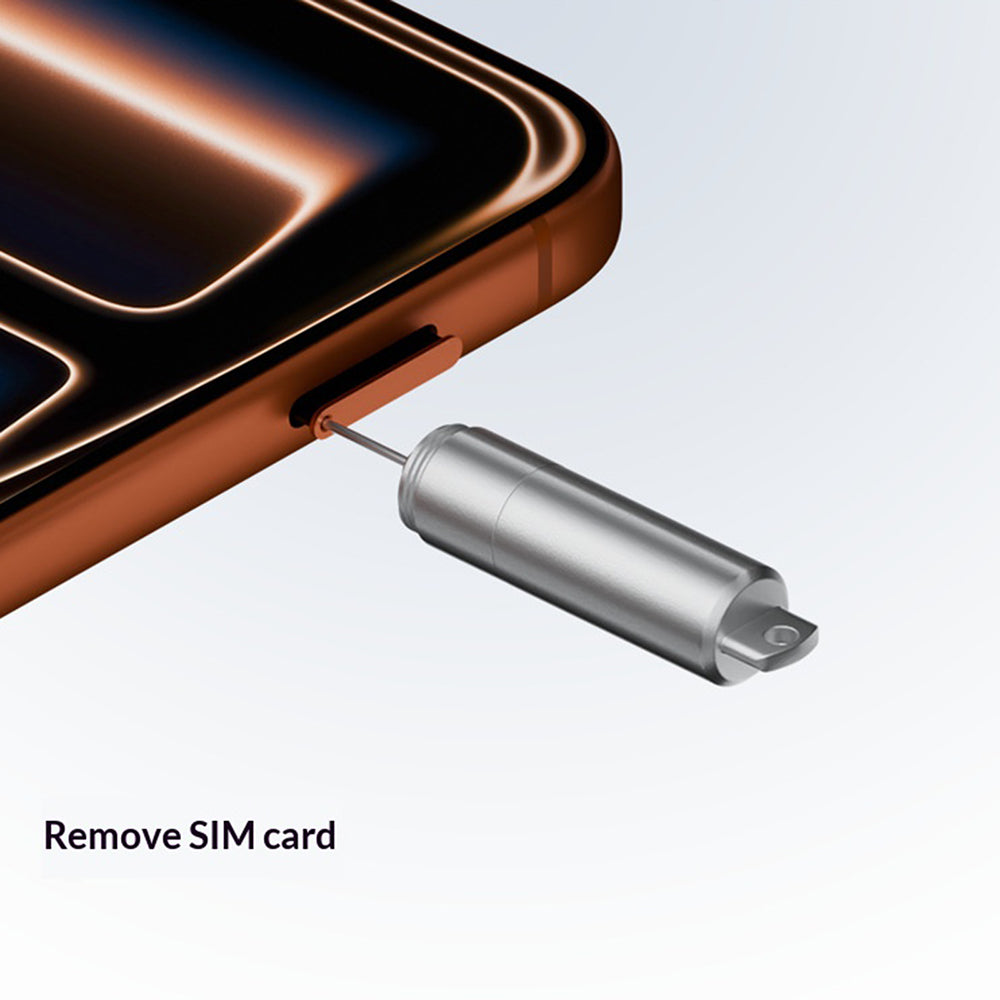 OEM SIM-nøkkel CS-02, 3i1, Nøkkelringstype, Grå