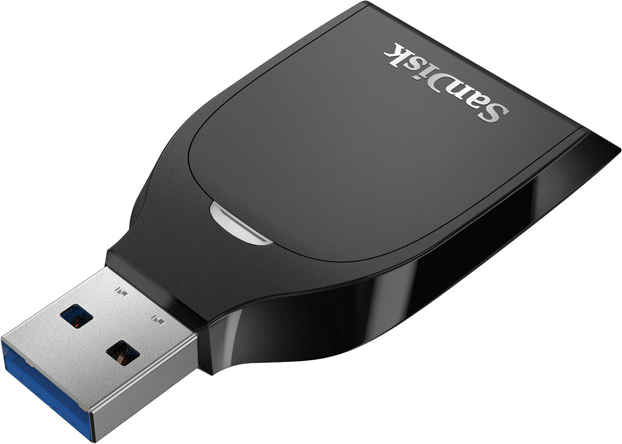SanDisk USB 3.0 Kortleser, SD, Svart SDDR-C531-GNANN