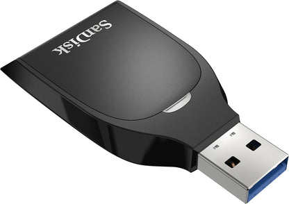 SanDisk USB 3.0 Kortleser, SD, Svart SDDR-C531-GNANN
