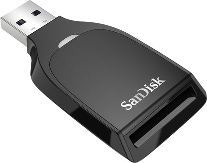 SanDisk USB 3.0 Kortleser, SD, Svart SDDR-C531-GNANN
