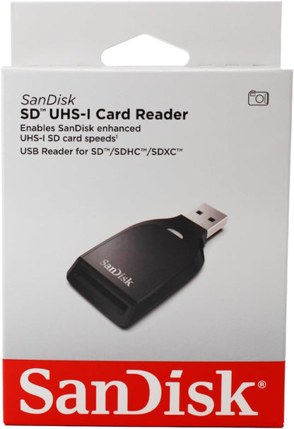 SanDisk USB 3.0 Kortleser, SD, Svart SDDR-C531-GNANN