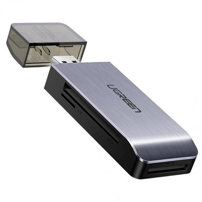 Kortleser USB 3.0 UGREEN CM180, SD - microSD - CF - MS, Grå