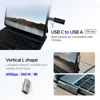 USB / USB-C-kortleser OEM OmniLink Pro-002 Travel, 7i1, Grå