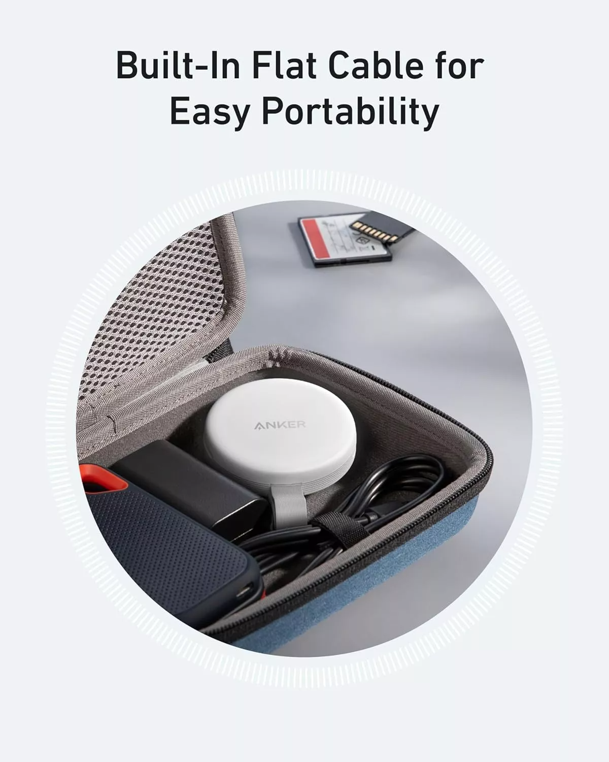 USB-C-kortleser Anker MagGo for Apple iPhone USB-C, SD - microSD, Hvit A83D1G21