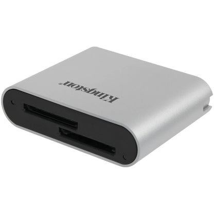 Kingston Workflow USB-C Kortleser, Dual SD, Grå WFS-SD