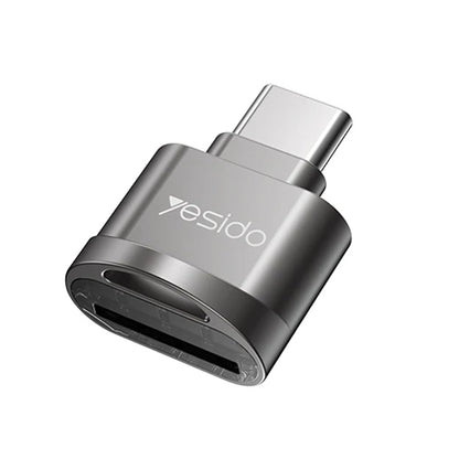 Kortleser USB-C Yesido GS19, microSD, Grå