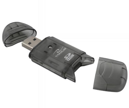 USB-kortleser Esperanza Titanum TA101K, SD, Svart