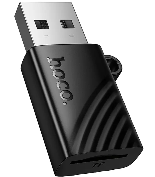 USB-kortleser HOCO HB53, microSD, Svart