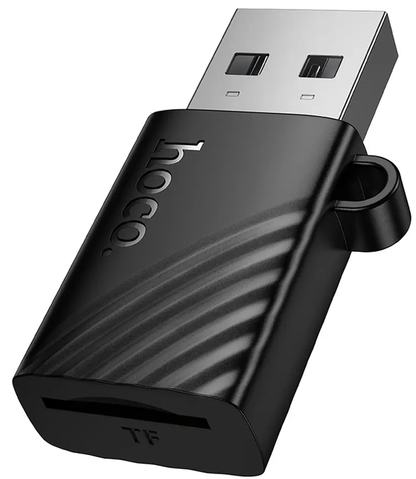 USB-kortleser HOCO HB53, microSD, Svart