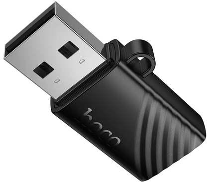 USB-kortleser HOCO HB53, microSD, Svart
