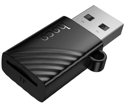 USB-kortleser HOCO HB53, microSD, Svart