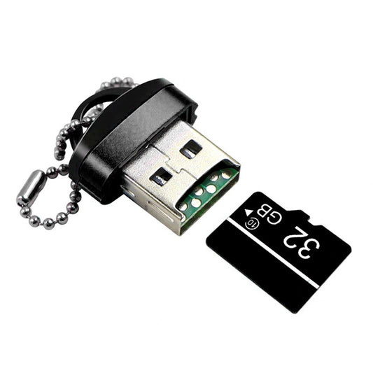 OEM CR01 USB-kortleser, microSD, svart