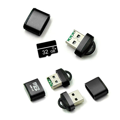 OEM CR01 USB-kortleser, microSD, svart
