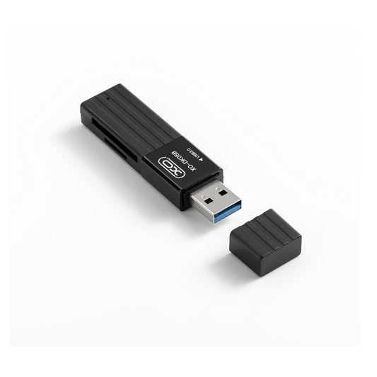USB 3.0 Kortleser XO Design DK05B, SD - microSD, Svart
