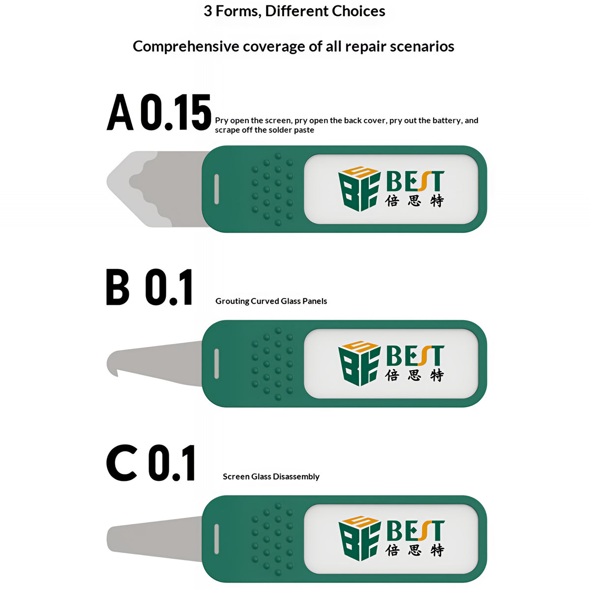 Metallklips Best BST-146, 3i1