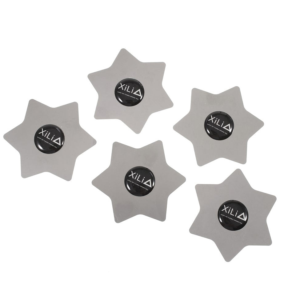 Metallklips Xili Hexagon, sett med 5 stk