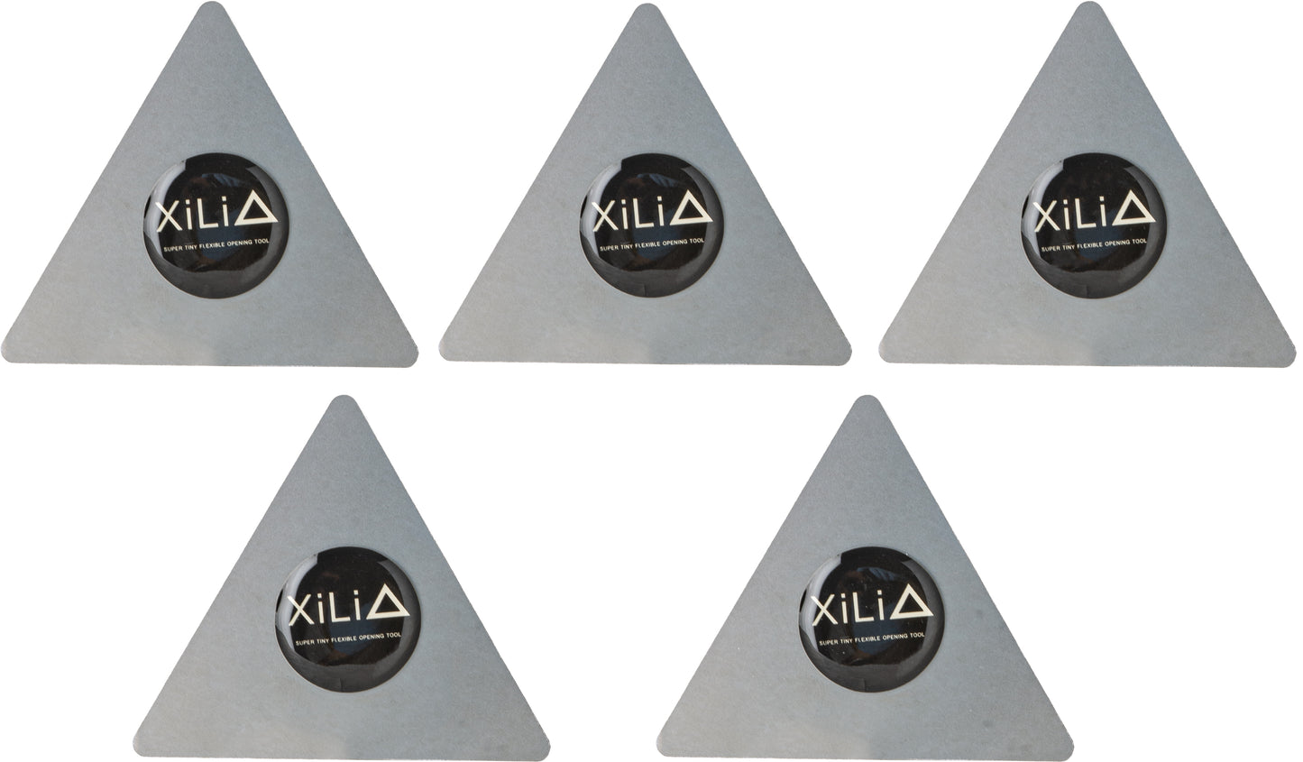 Metallklips Xili Triangle, sett med 5 stk