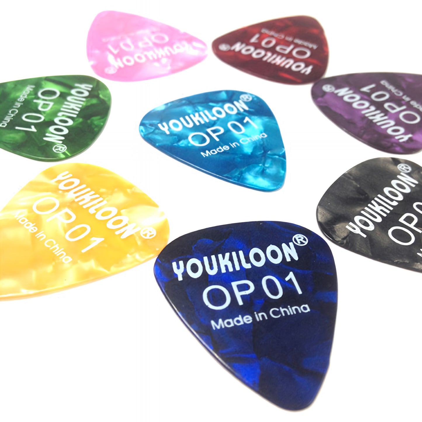 Youkiloon plastklemme OP01, ulike farger