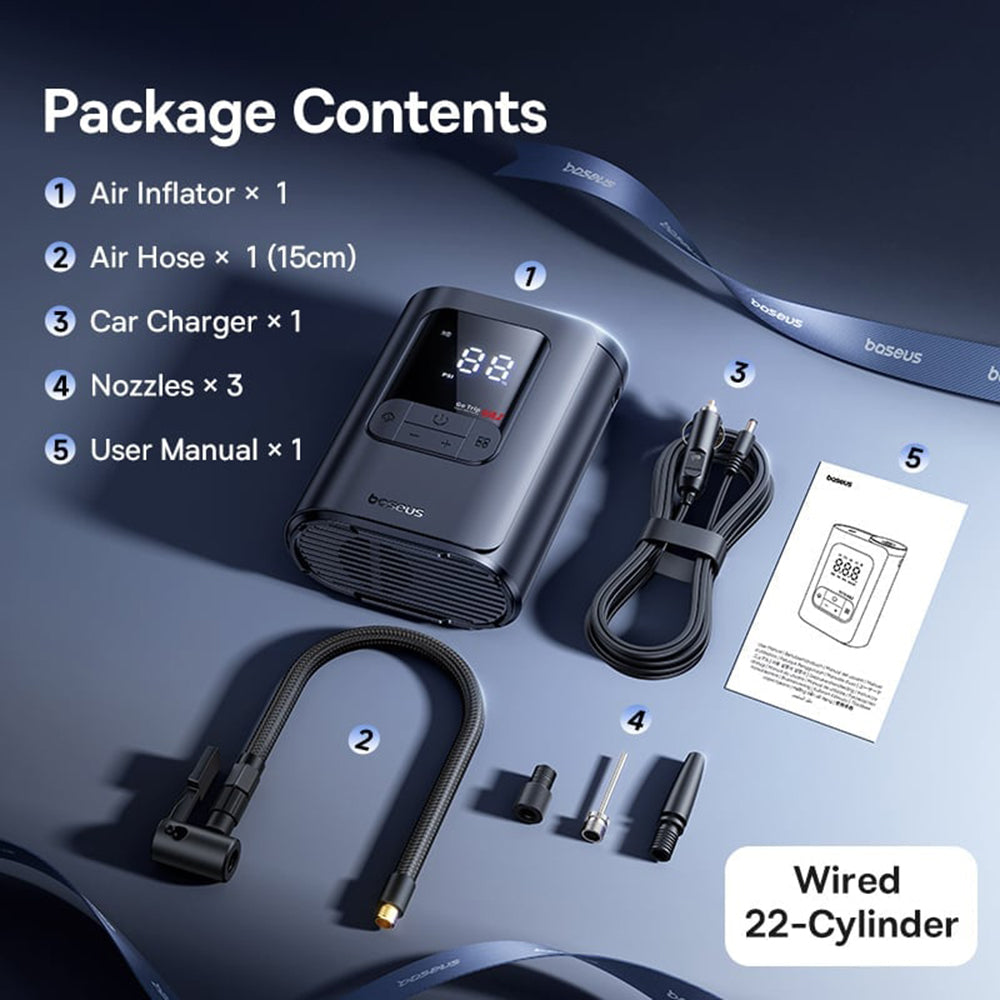 Compresor Auto Baseus GoTrip VA1 Super Mini P70385000123-00