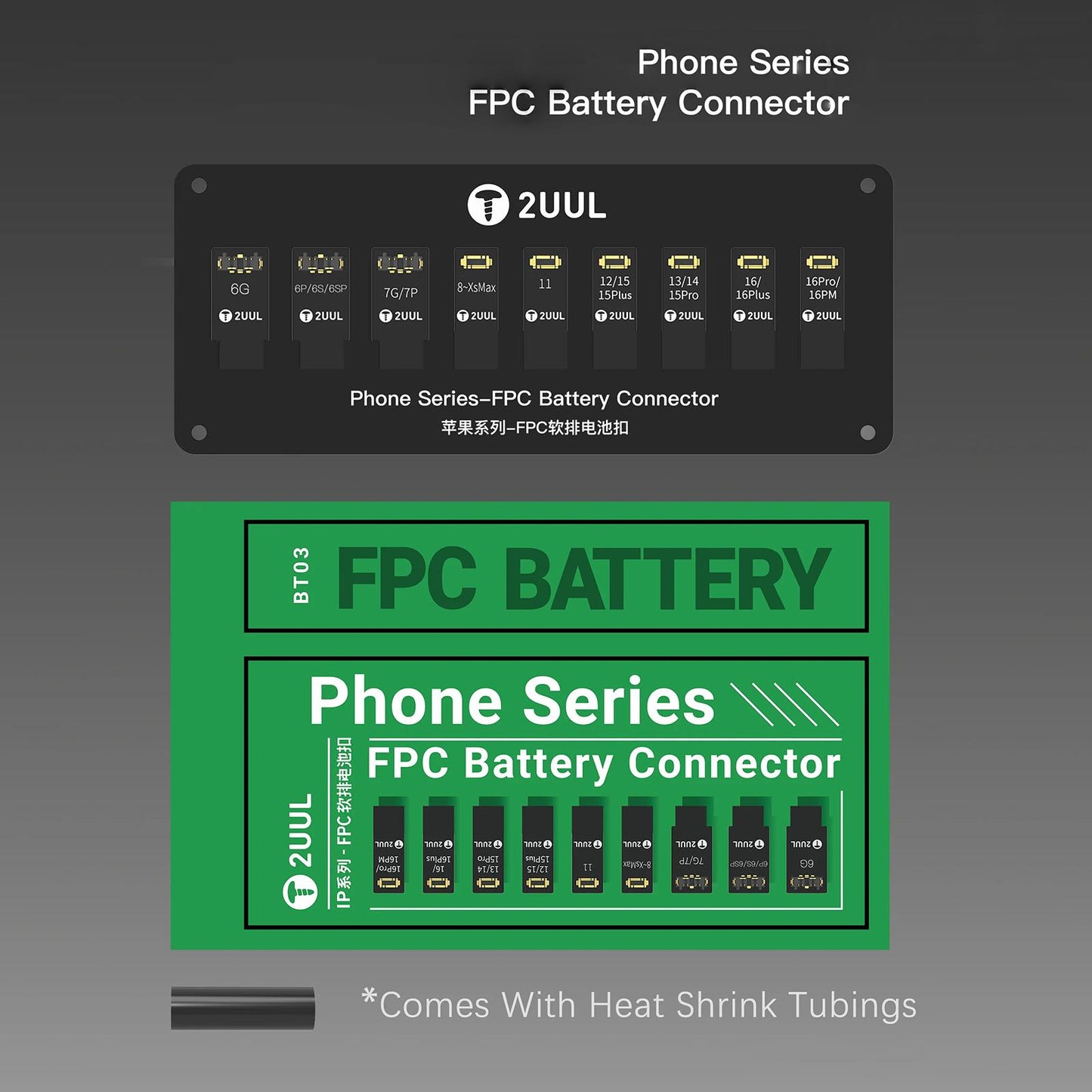 FPC-kontakt 2UUL BT03 for Apple iPhone 6 - 16 Pro Max Series batteri