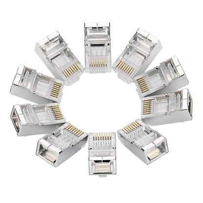 UGREEN NW111 Nettverkskontakt, RJ45, Cat6, Sett med 10 stykker