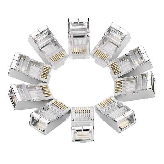 UGREEN NW111 Nettverkskontakt, RJ45, Cat6, Sett med 10 stykker