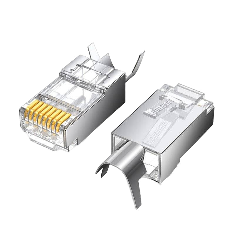 UGREEN NW123 Nettverkskontakt, RJ45, Cat6A/7, Sett med 10 stk