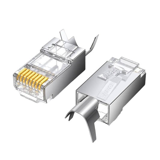 UGREEN NW123 Nettverkskontakt, RJ45, Cat6A/7, Sett med 10 stk