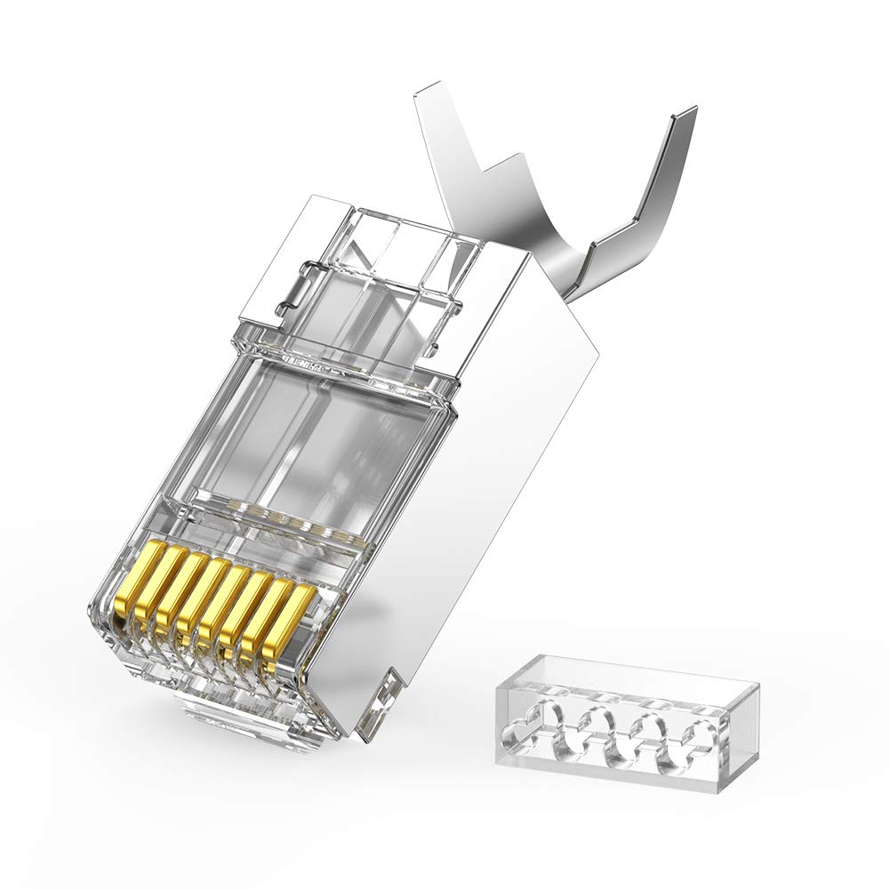 UGREEN NW123 Nettverkskontakt, RJ45, Cat6A/7, Sett med 10 stk