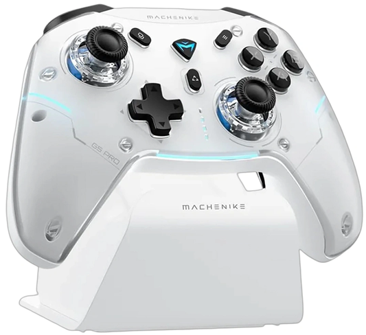 Machenike G5Pro Max-kontroller med ladestasjon, hvit