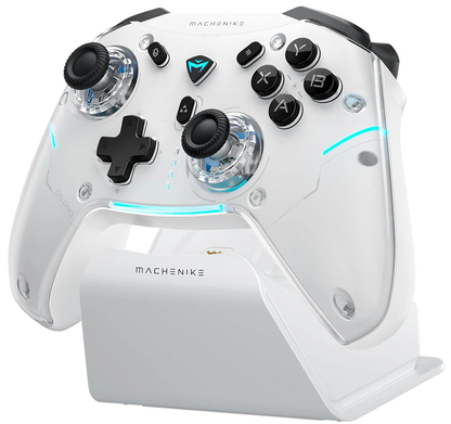 Machenike G5Pro Max-kontroller med ladestasjon, hvit