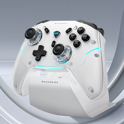 Machenike G5Pro Max-kontroller med ladestasjon, hvit