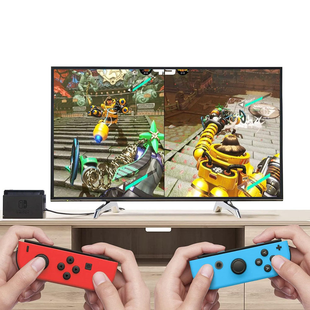 Techsuit THSWC-kontroller for Nintendo Switch / Switch OLED / Switch Lite, Rød Blå