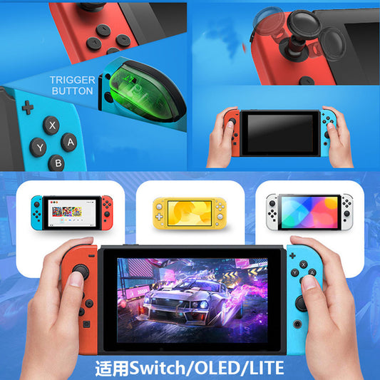 Techsuit THSWC-kontroller for Nintendo Switch / Switch OLED / Switch Lite, Rød Blå