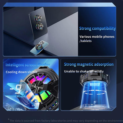Gamingtelefon-kjøler Techsuit P60, svart