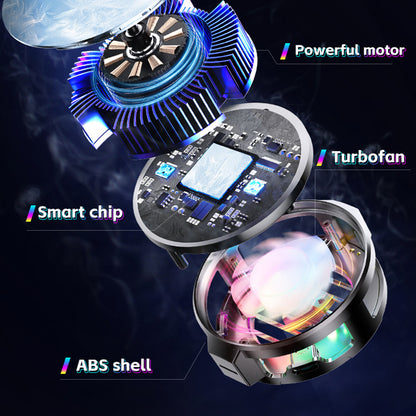 Gaming-kjøler for telefon Techsuit P66, svart