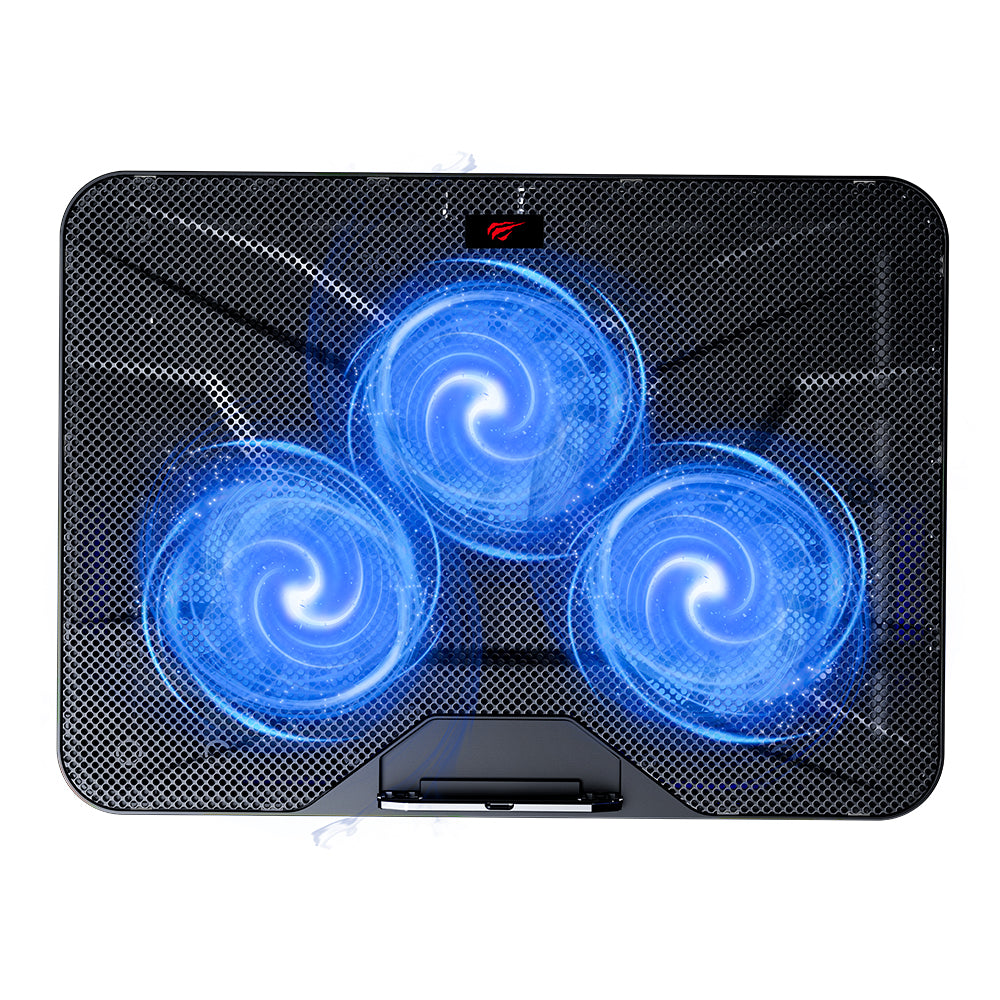 Kjøler HAVIT F2067 for bærbar PC 9 tommer - 18,3 tommer, Svart