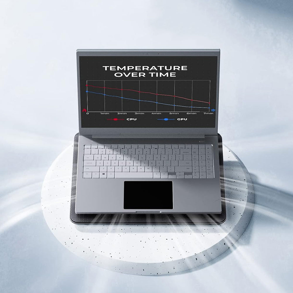 Kjøler HAVIT F2067 for bærbar PC 9 tommer - 18,3 tommer, Svart