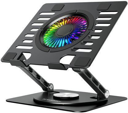 WZK CoolBase kjøleplate for bærbar PC 10–16 tommer, RGB, svart