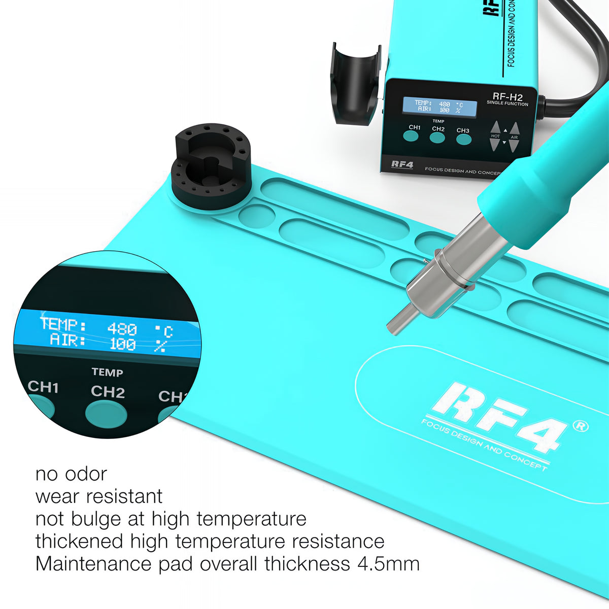 Servicematte RF4 RF-PO16, 80cm x 30cm