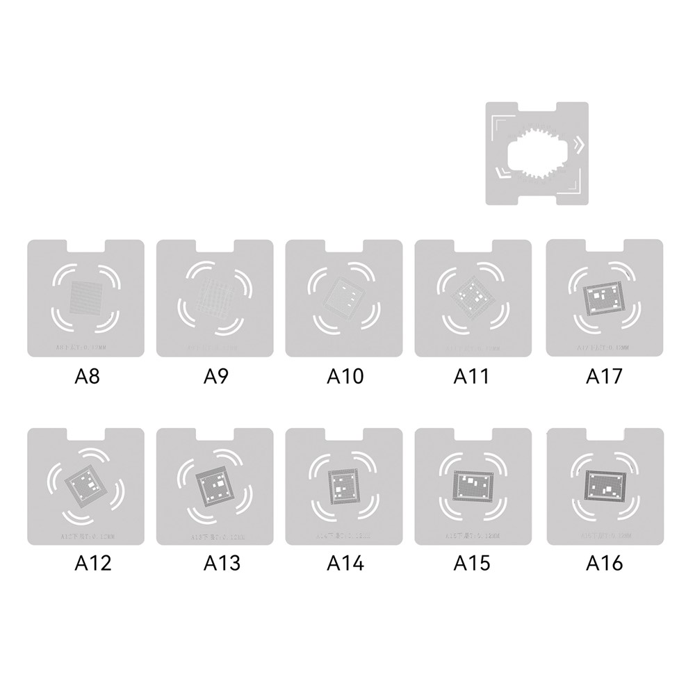 Servicematte RF4 RF-PO32 med BGA-nett (Modell A8 - A17), 50 cm x 20 cm