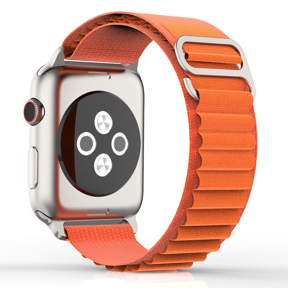 Techsuit W037 dameklokkearmbånd for Apple Watch 42mm / 41mm / 40mm / 38mm Series, Oransje